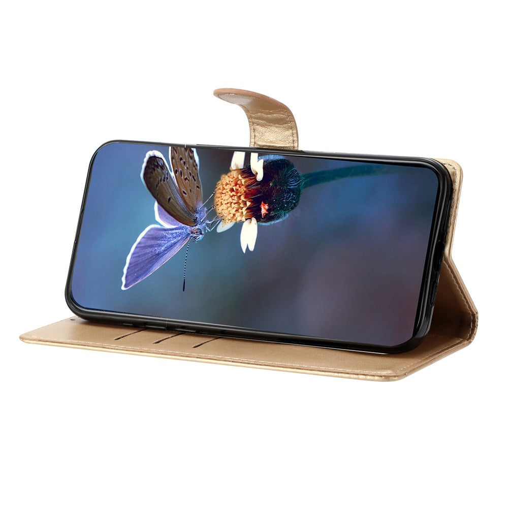 For Samsung Galaxy A56 5G Case Butterfly Flower Drop-Proof PU Leather Wallet Phone Cover