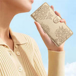 For Samsung Galaxy A56 5G Case Butterfly Flower Drop-Proof PU Leather Wallet Phone Cover