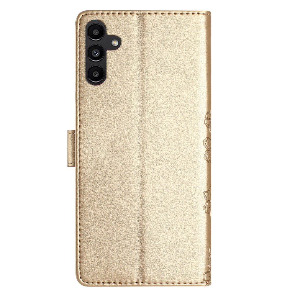 For Samsung Galaxy A56 5G Case Butterfly Flower Drop-Proof PU Leather Wallet Phone Cover