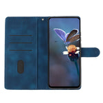 For Samsung Galaxy A26 5G Case Leather Imprinted Flower Phone Cover Wallet with Wrist Strap