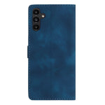 For Samsung Galaxy A26 5G Case Leather Imprinted Flower Phone Cover Wallet with Wrist Strap