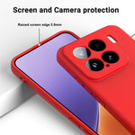 For Xiaomi 15 Case Liquid Silicone Phone Back Cover with Hand Strap