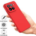For Xiaomi 15 Pro Case Liquid Silicone Phone Back Cover with Hand Strap