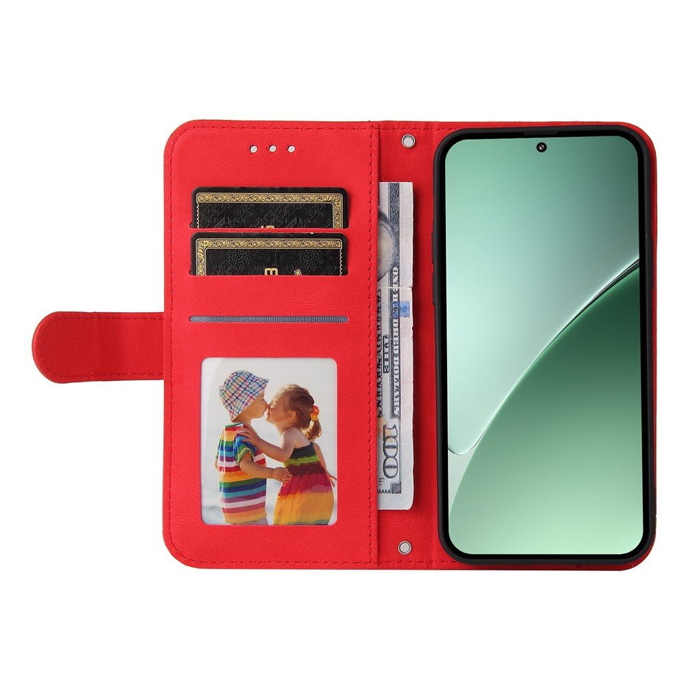 For Xiaomi 15 Pro Leather Wallet Cases Skin Touch Phone Cover Stand with Strap