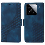 For Xiaomi 15 Case PU Leather Phone Cover Rhombus Starry Imprinted