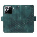 For Xiaomi 15 Pro Case PU Leather Phone Cover Rhombus Starry Imprinted