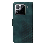 For Xiaomi 15 Pro Case PU Leather Phone Cover Rhombus Starry Imprinted