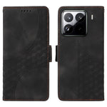 For Xiaomi 15 Pro Case PU Leather Phone Cover Rhombus Starry Imprinted