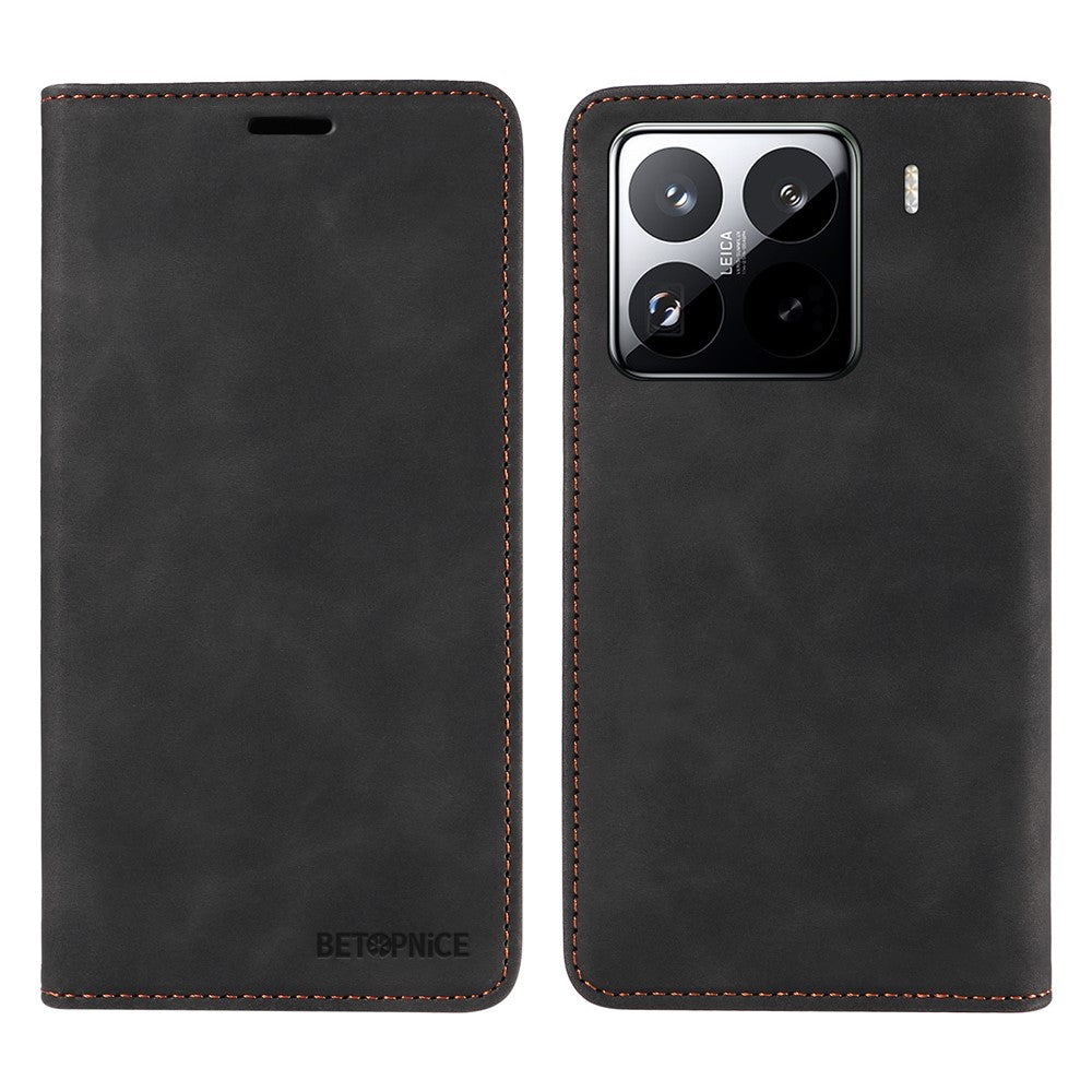 BETOPNICE 003 For Xiaomi 15 Pro Wallet Case Leather Phone Cover with Stand