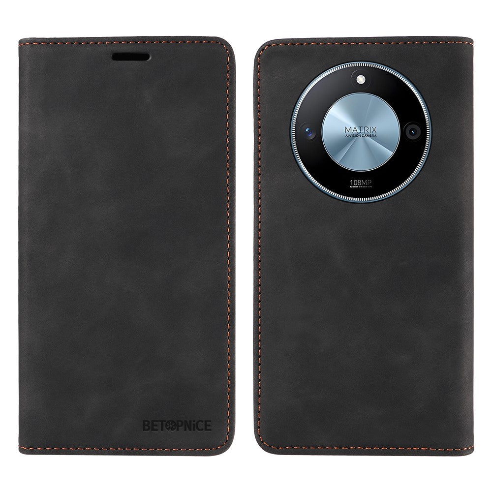 BETOPNICE 003 For Honor X60 5G Wallet Case Leather Phone Cover with Stand