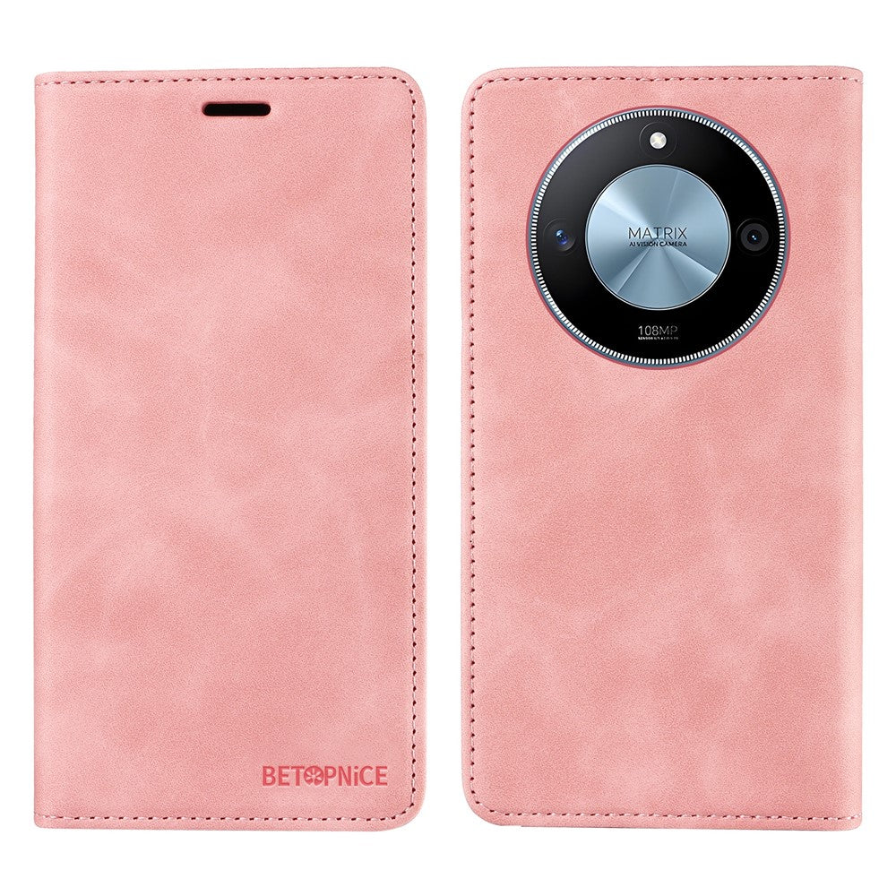 BETOPNICE 003 For Honor X60 5G Wallet Case Leather Phone Cover with Stand