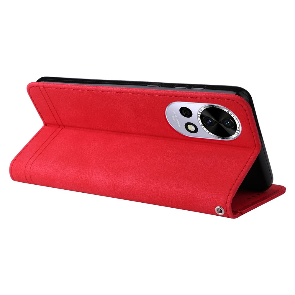 For Huawei nova 13 5G / nova 12 5G Leather Wallet Cases Skin Touch Phone Cover Stand with Strap