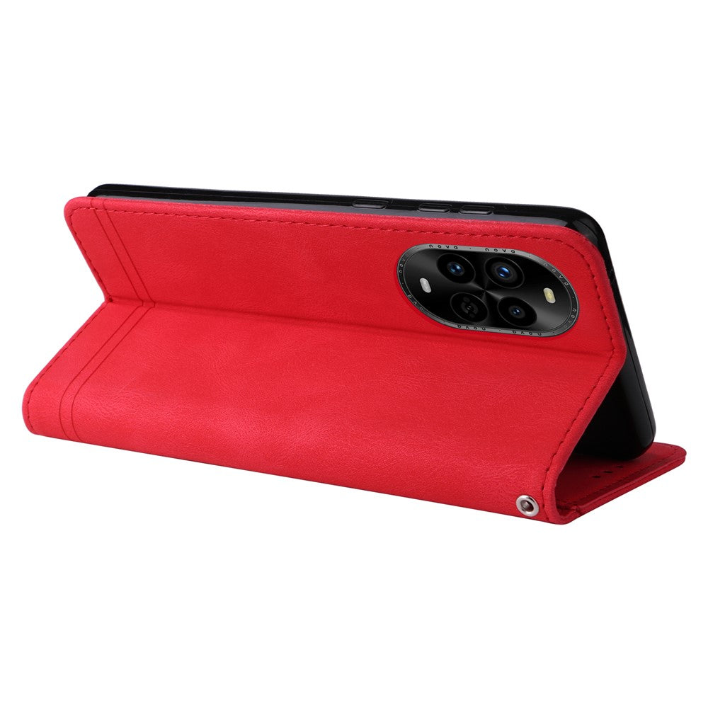 For Huawei nova 14 Pro 5G / nova 13 Pro 5G Leather Wallet Cases Skin Touch Phone Cover Stand with Strap
