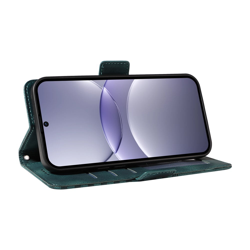 Huawei Nova 13 5G / Nova 12 5G skal PU-läder mobilskal Rhombus Starry Printed