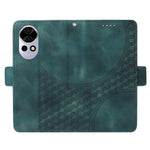 Huawei Nova 13 5G / Nova 12 5G skal PU-läder mobilskal Rhombus Starry Printed