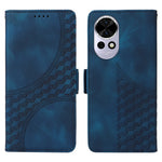 Huawei Nova 13 5G / Nova 12 5G skal PU-läder mobilskal Rhombus Starry Printed