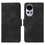 For Huawei nova 13 5G / nova 12 5G Case PU Leather Phone Cover Rhombus Starry Imprinted