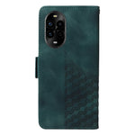 Huawei Nova 14 Pro 5G / Nova 13 Pro 5G skal PU-läder mobilskal Rhombus Starry Printed