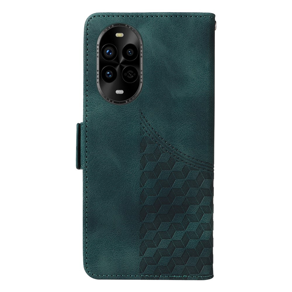 Huawei Nova 14 Pro 5G / Nova 13 Pro 5G skal PU-läder mobilskal Rhombus Starry Printed