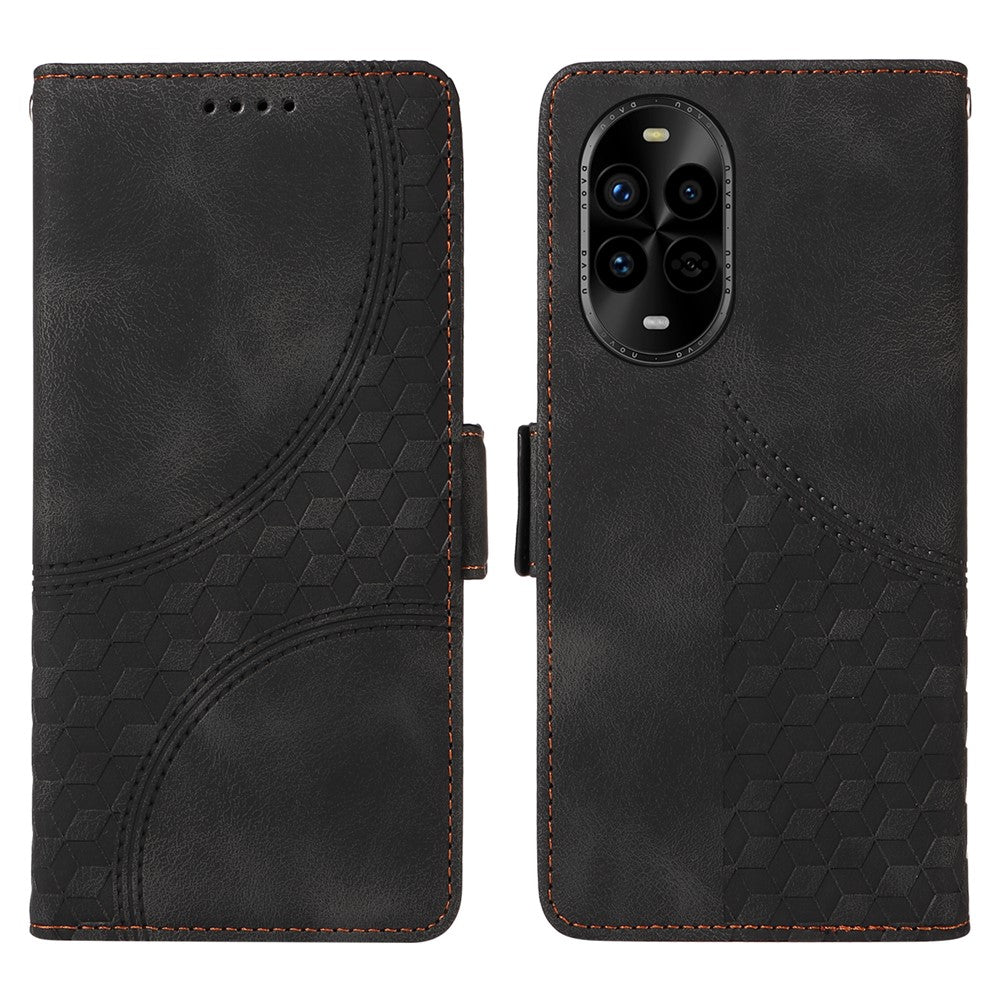 For Huawei nova 14 Pro 5G / nova 13 Pro 5G Case PU Leather Phone Cover Rhombus Starry Imprinted