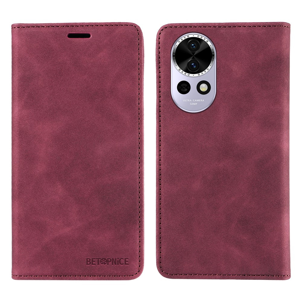 BETOPNICE 003 For Huawei nova 13 5G / nova 12 5G Wallet Case Leather Phone Cover with Stand