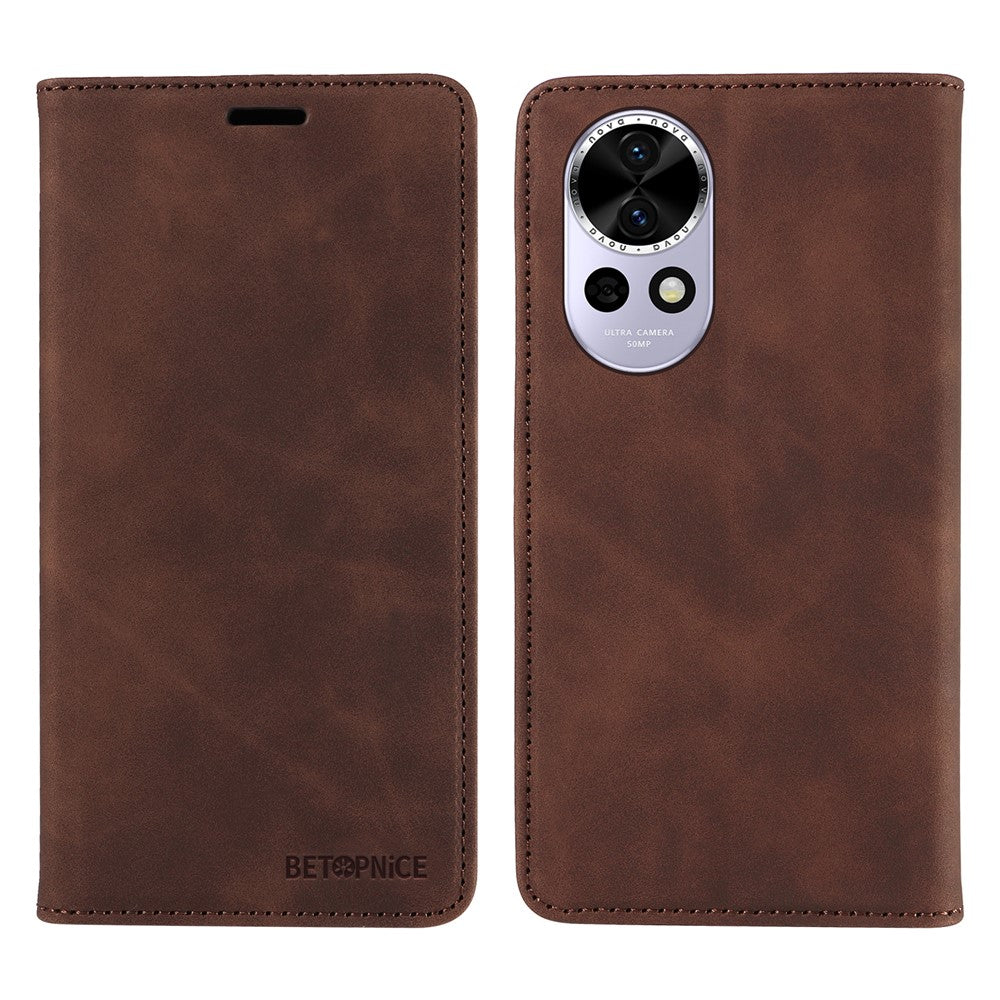BETOPNICE 003 For Huawei nova 13 5G / nova 12 5G Wallet Case Leather Phone Cover with Stand