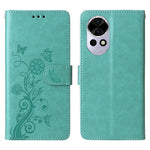For Huawei nova 13 5G / nova 12 5G Leather Case Butterfly Floral Imprint Wallet Stand Cover
