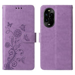 For Huawei nova 14 Pro 5G / nova 13 Pro 5G Leather Case Butterfly Floral Imprint Wallet Stand Cover