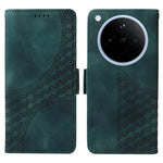 For Oppo Find X8 5G Case PU Leather Phone Cover Rhombus Starry Imprinted