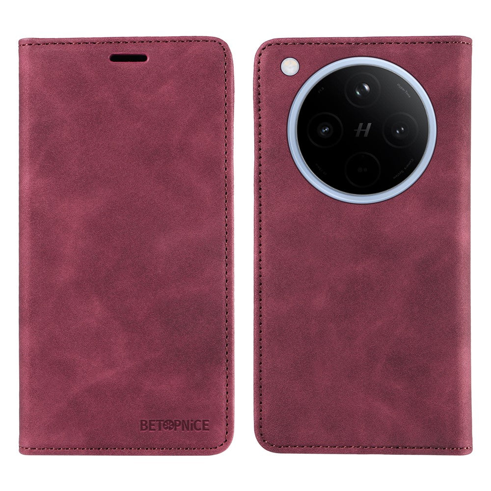 BETOPNICE 003 For Oppo Find X8 5G Wallet Case Leather Phone Cover with Stand