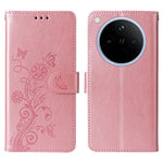 For Oppo Find X8 5G Leather Case Butterfly Floral Imprint Wallet Stand Cover
