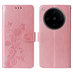 For Oppo Find X8 Pro 5G Leather Case Butterfly Floral Imprint Wallet Stand Cover