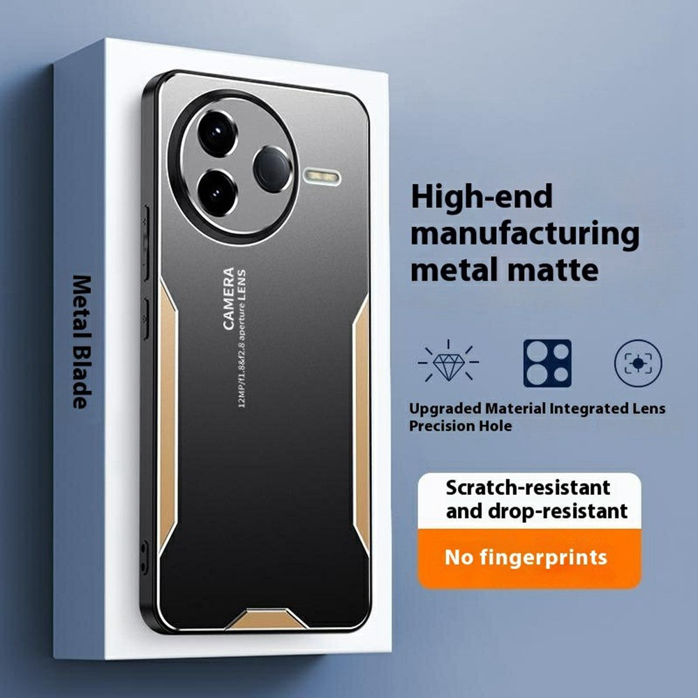 For Xiaomi Poco F7 Pro 5G / Redmi K80 5G Phone Case Aluminium Alloy TPU PC Back Cover
