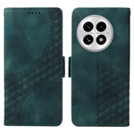For OnePlus 13 Case PU Leather Phone Cover Rhombus Starry Imprinted