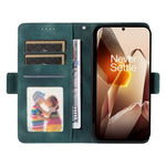 For OnePlus 13 Case PU Leather Phone Cover Rhombus Starry Imprinted