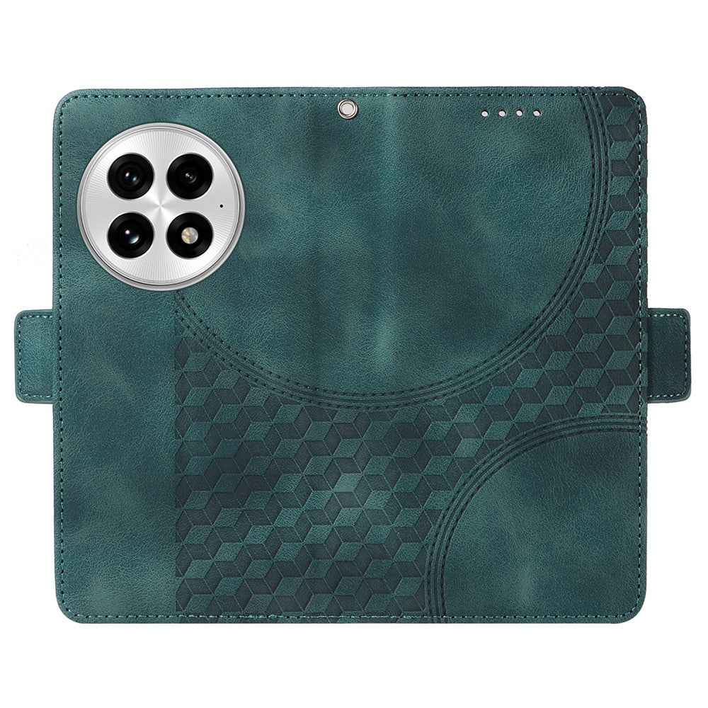 For OnePlus 13 Case PU Leather Phone Cover Rhombus Starry Imprinted