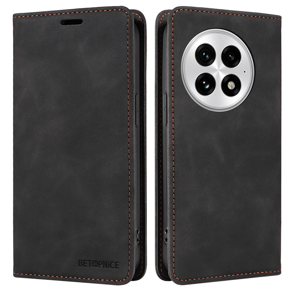 BETOPNICE 003 För OnePlus 13 Plånboksfodral Lädermobilskal med Stativ
