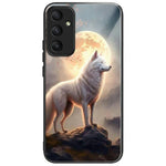 Til Samsung Galaxy A16 5G / 4G Etui Mønstertryk Hærdet Glas TPU Stødabsorberende Telefoncover