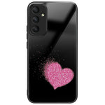 Til Samsung Galaxy A16 5G / 4G Etui Mønstertryk Hærdet Glas TPU Stødabsorberende Telefoncover