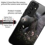 For Samsung Galaxy A36 5G Case Tempered Glass TPU Drop-Proof Phone Cover Pattern Printing