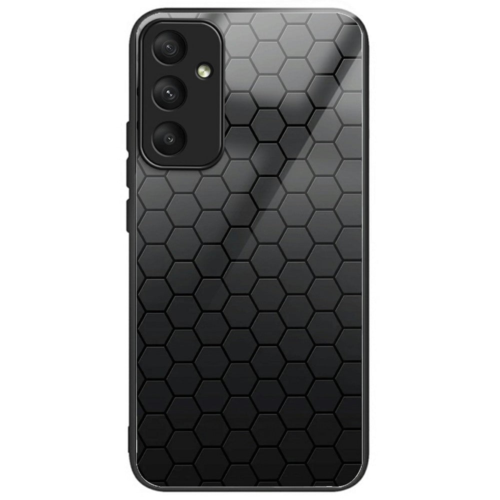 For Samsung Galaxy A36 5G Case Tempered Glass TPU Drop-Proof Phone Cover Pattern Printing