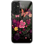 For Samsung Galaxy A36 5G Case Tempered Glass TPU Drop-Proof Phone Cover Pattern Printing
