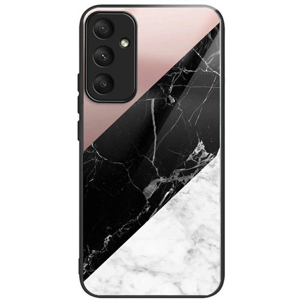For Samsung Galaxy A36 5G Case Tempered Glass TPU Drop-Proof Phone Cover Pattern Printing