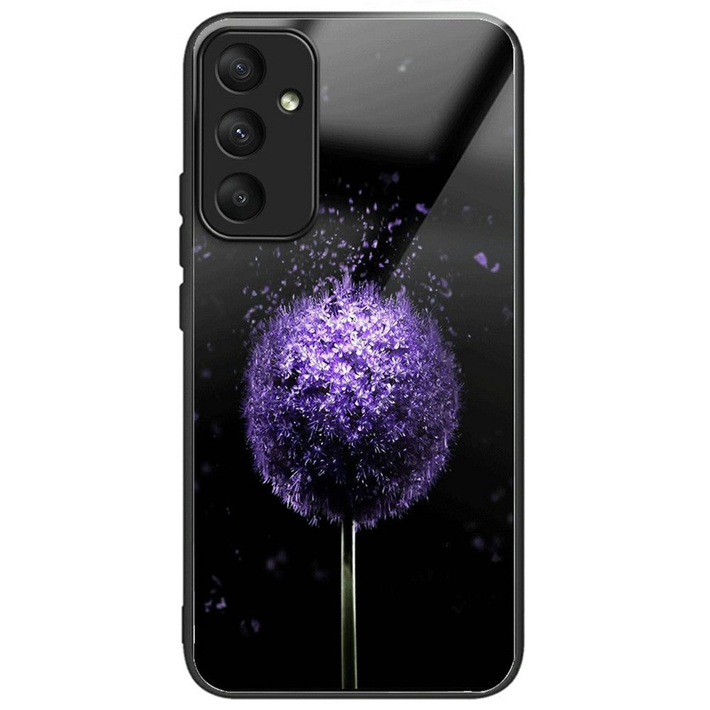 For Samsung Galaxy A36 5G Case Tempered Glass TPU Drop-Proof Phone Cover Pattern Printing