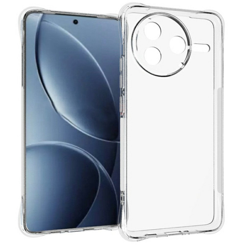 For Xiaomi Poco F7 Pro 5G / Redmi K80 5G TPU Phone Case Non-Slip Transparent Mobile Phone Cover