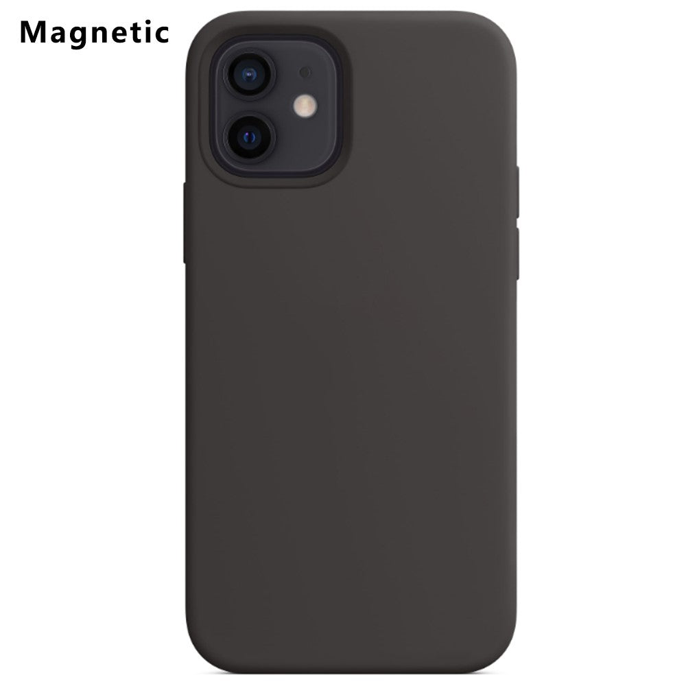 Til iPhone 12 / 12 Pro Kompatibel med MagSafe Flydende Silikone Telefonbagcover (uden logo)
