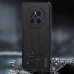 For Huawei Mate 70 Case Wood Texture PU Leather Coated PC TPU Phone Cover