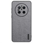 For Huawei Mate 70 Case Wood Texture PU Leather Coated PC TPU Phone Cover