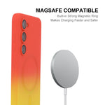 ENKAY HAT PRINCE For Samsung Galaxy S25   Silicone Magnetic Case Gradient Color Cover
