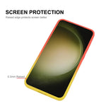ENKAY HAT PRINCE For Samsung Galaxy S25   Silicone Magnetic Case Gradient Color Cover